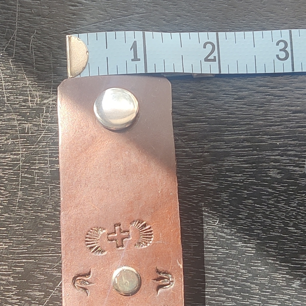 ⭐3 For $21⭐Hand Crafted Brown Leather Bracelet with Silver Arrow - Picture 5 of 5